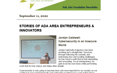 Newsletter 09.11.2022: Economic Development News for the Ada Area
