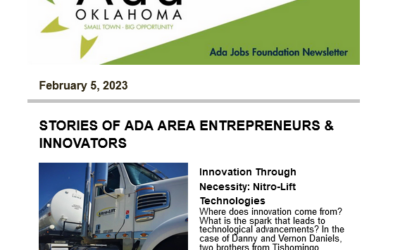 Newsletter 02.05.2023: Economic Development News for the Ada Area