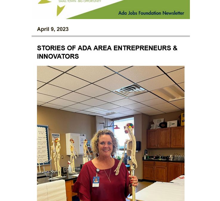 Newsletter 04.09.2023: Economic Development News for the Ada Area
