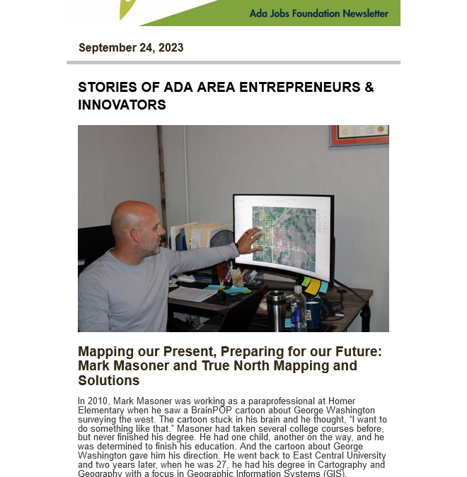 Newsletter 09.24.2023: Economic Development News for the Ada Area