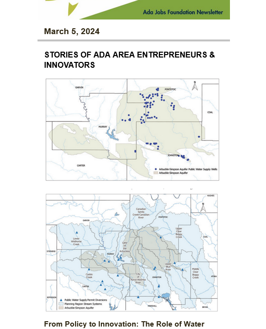 Newsletter 03.05.2024: Economic Development News for the Ada Area